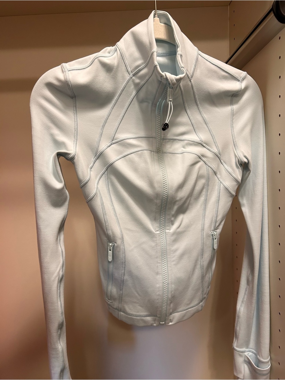 Women’s Light Mint Full-Zip Athletic Jacket